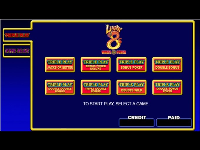 Lucky 8s Wheel Poker by IGT