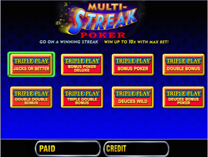 Multi Streak Poker by IGT