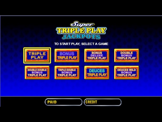 Super Triple Play Jackpot by IGT