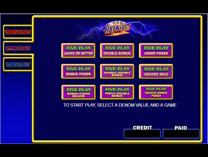 Haywire Poker by IGT