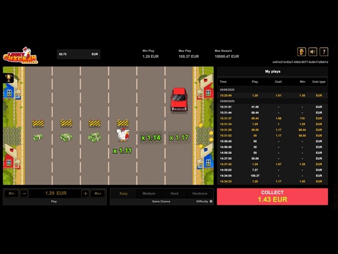 Lucky Chicken Crossing by JackTop Live
