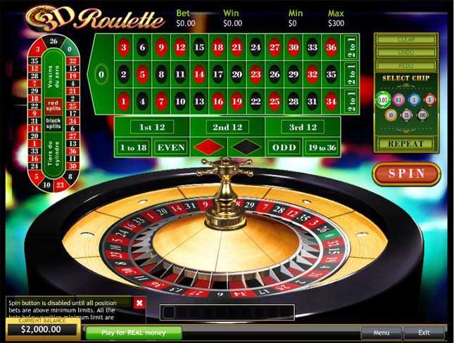 3D Roulette by Playtech