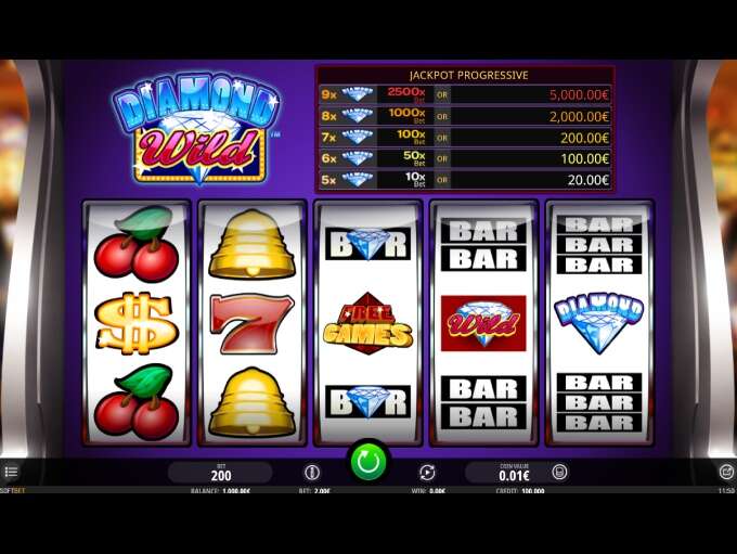 Diamond Wild gameplay screenshot