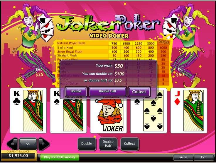 Joker Poker Video Poker by Playtech