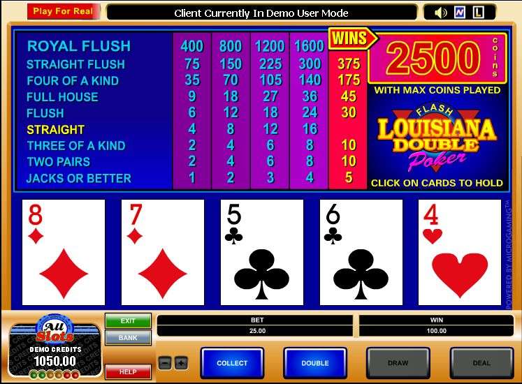 Louisiana Double Poker by Games Global