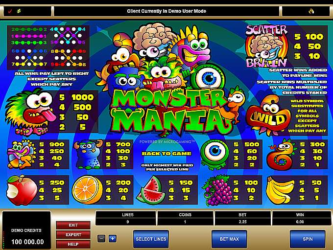 Monster Mania by Games Global