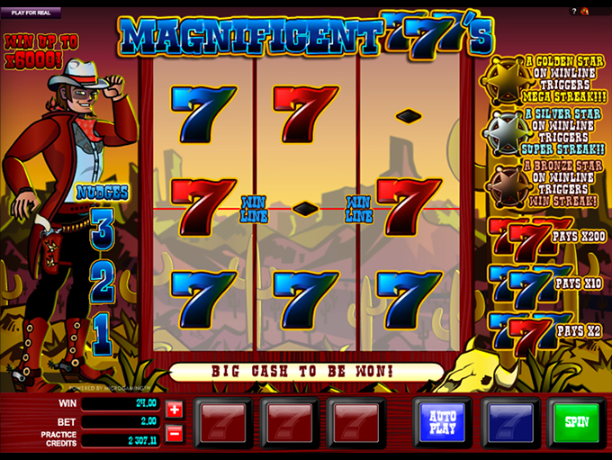 Magnificent Sevens gameplay screenshot