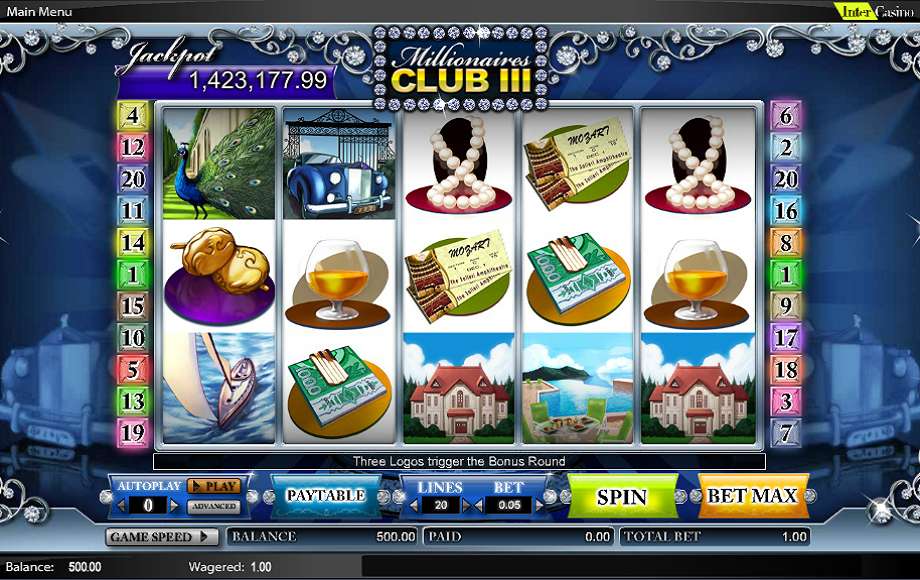 Millionaires Club III gameplay screenshot