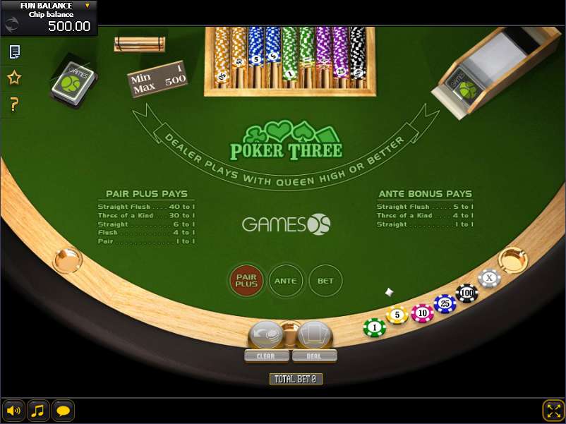 Poker Three by GamesOS