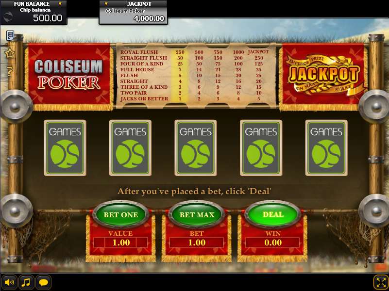 Coliseum Poker by GamesOS