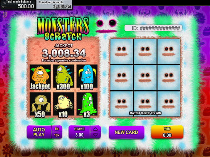 Monsters Scratch by GamesOS