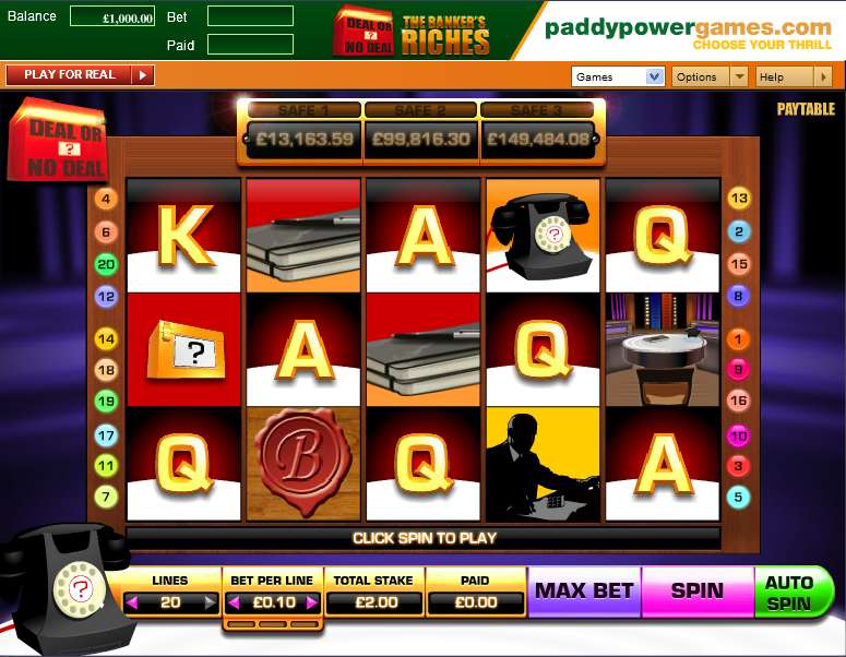 Deal or No Deal - The Banker's Riches gameplay screenshot
