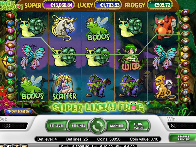 Super Lucky Frog by Net Entertainment