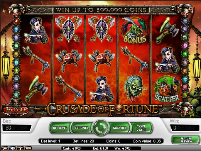 Crusade of Fortune by Net Entertainment