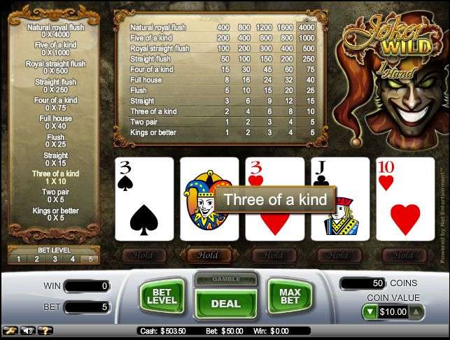 Joker Wild by Net Entertainment