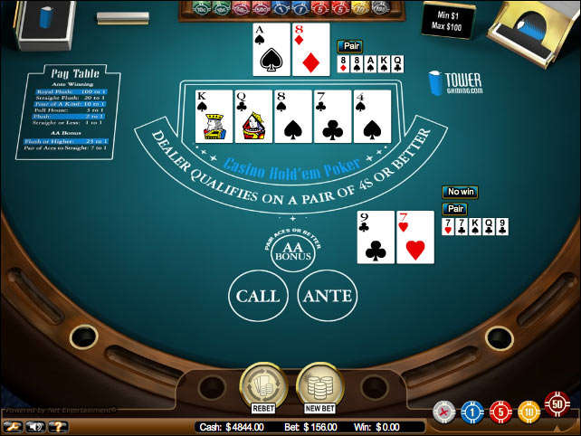 Casino Hold'em by Net Entertainment