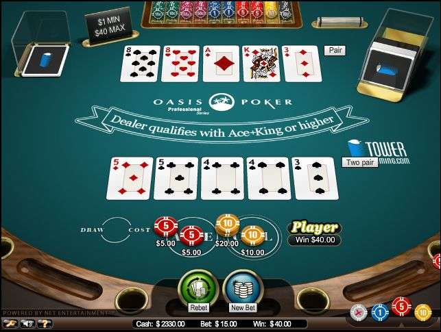 Oasis Poker Pro by Net Entertainment