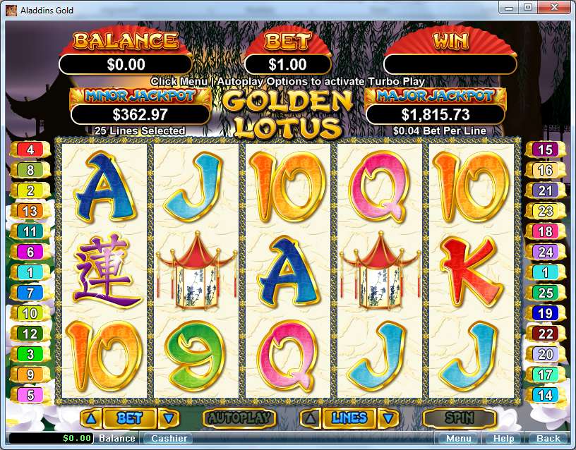 Golden Lotus by Real Time Gaming