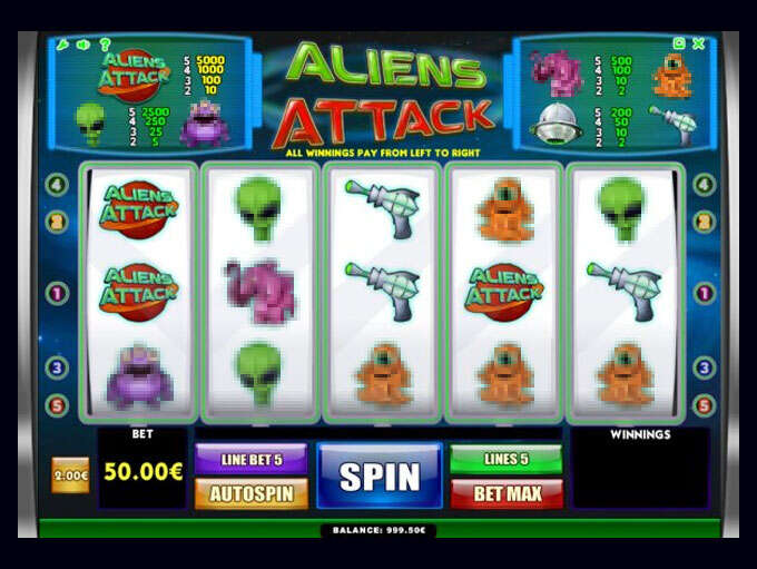 Aliens Attack by iSoftBet