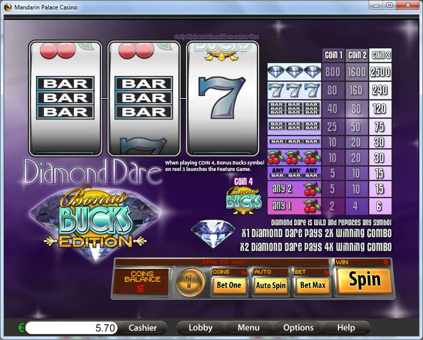 Diamond Dare Bucks Edition by Saucify
