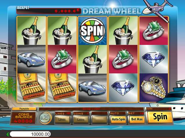 Dream Wheel - 5 Reels by Saucify