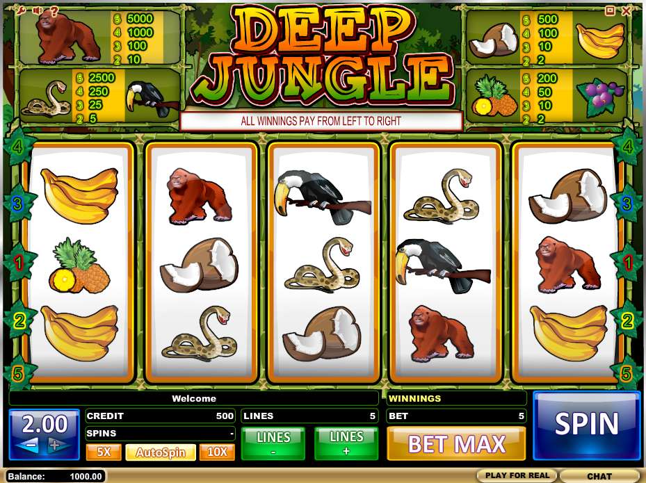 Deep Jungle by iSoftBet