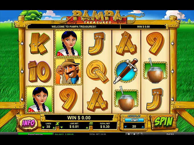 Pampa Treasures by Leander Games
