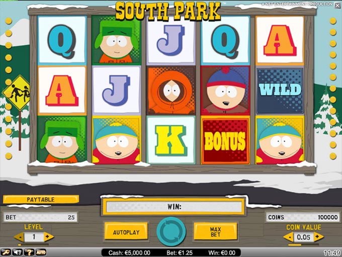 South Park by Net Entertainment