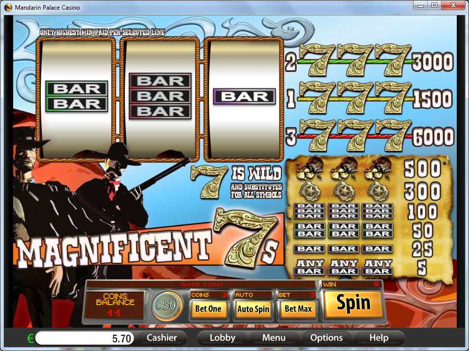 Magnificent 7's gameplay screenshot