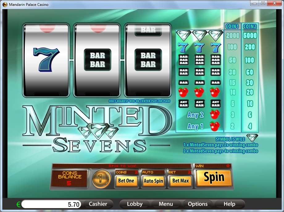 Minted Sevens by Saucify