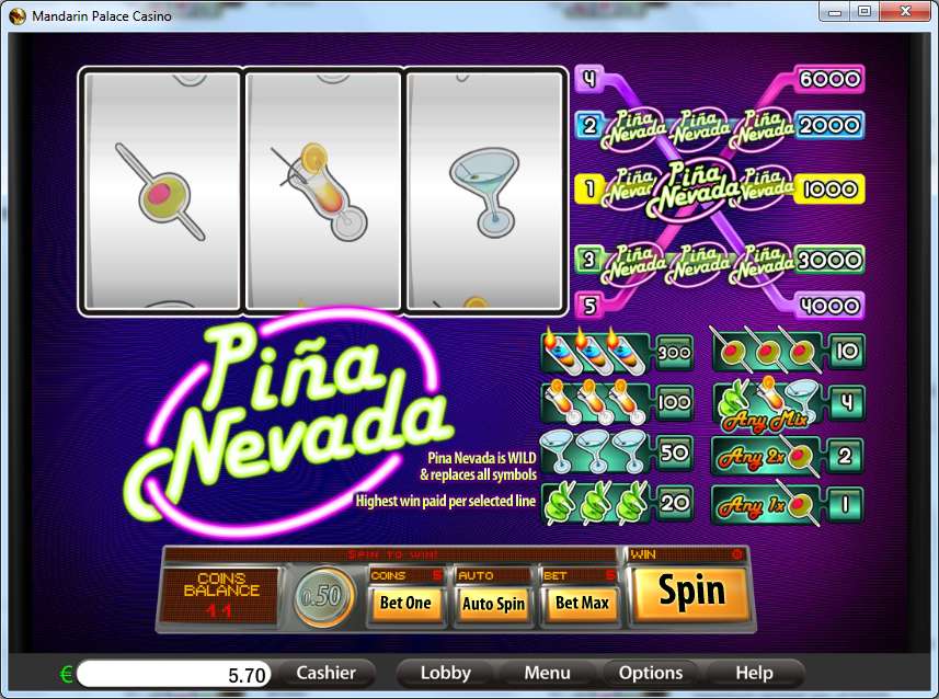Pina Nevada - 3 Reels by Saucify