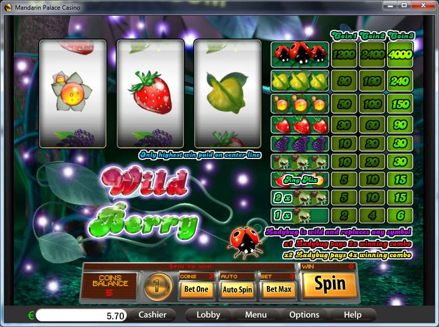 Wild Berry - 3 Reels by Saucify