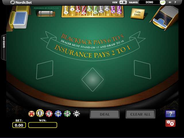 Single Deck Blackjack by Play'n GO