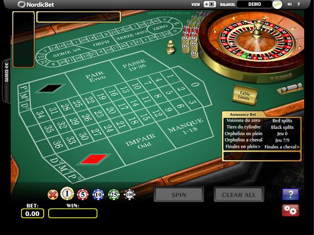 French Roulette by Play'n GO