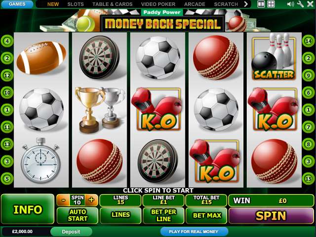 Money Back Special by Playtech
