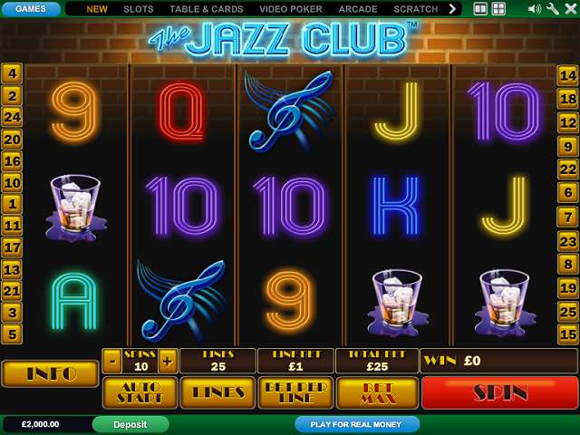 The Jazz Club by Playtech