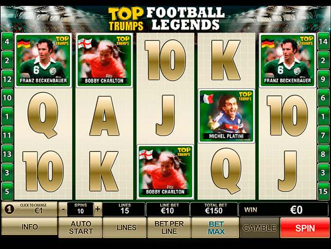 Top Trumps Football Legends by Playtech