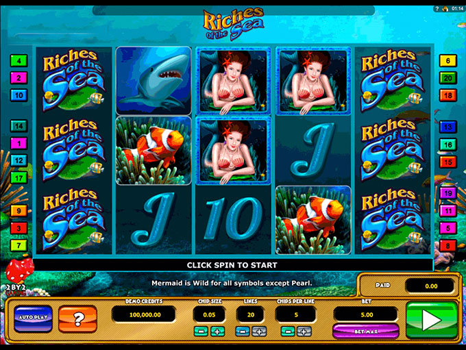 Riches of the Sea by 2by2 Gaming