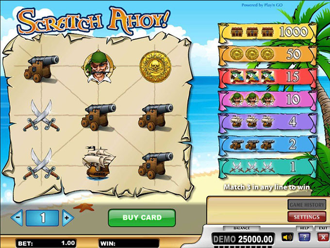 Scratch Ahoy by Play'n GO