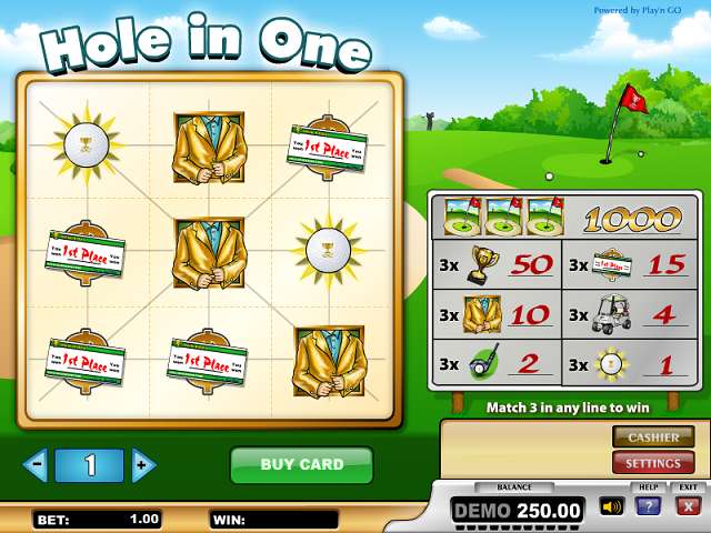 Hole in One by Play'n GO