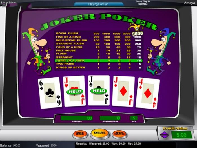 Joker Poker by Amaya