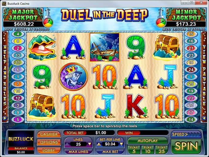 Duel in the Deep gameplay screenshot