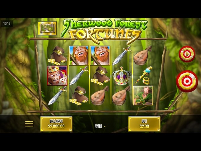 Sherwood Forest Fortunes gameplay screenshot