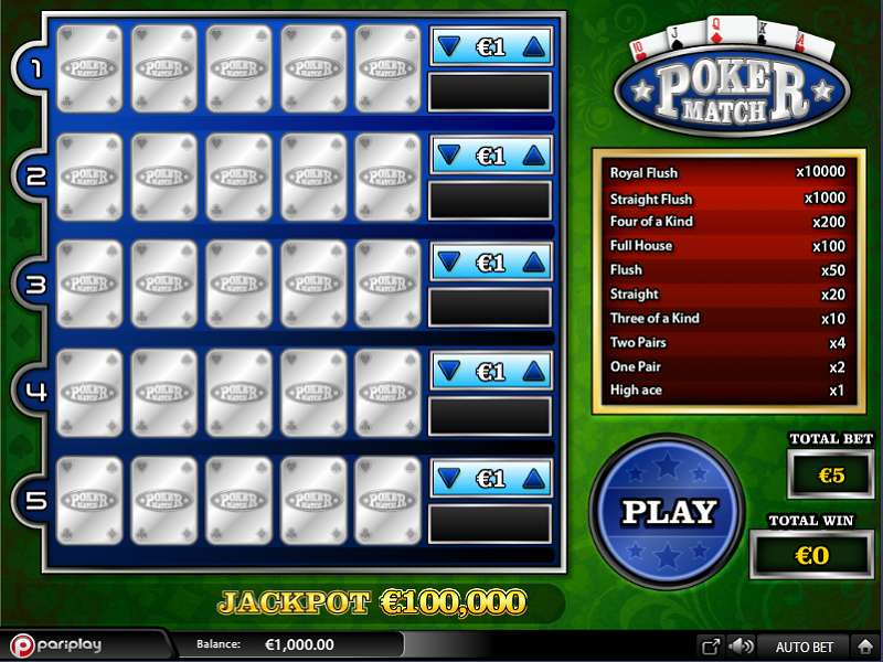 Poker Match by Wizard Games
