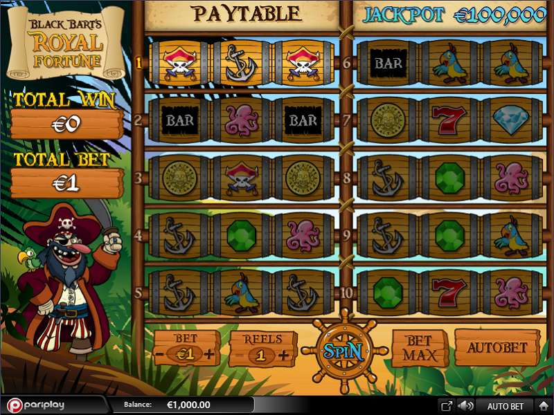 Black Bart's Royal Fortune by Wizard Games