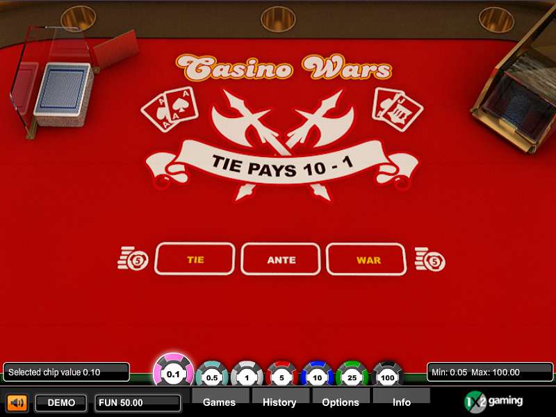 Casino Wars by 1x2gaming