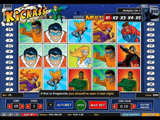 Kick Ass by 1x2gaming