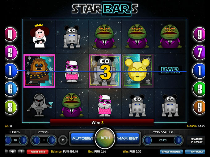 Starbars by 1x2gaming