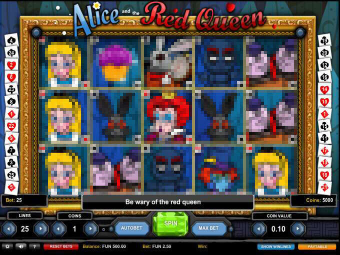 Alice and the Red Queen by 1x2gaming