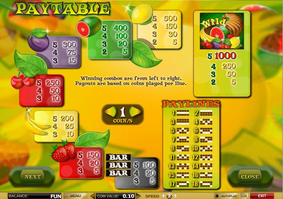 Fruit Fever by Espresso Games
